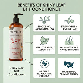 shiny leaf creamy texture ribbon showing conditioning richness benefit