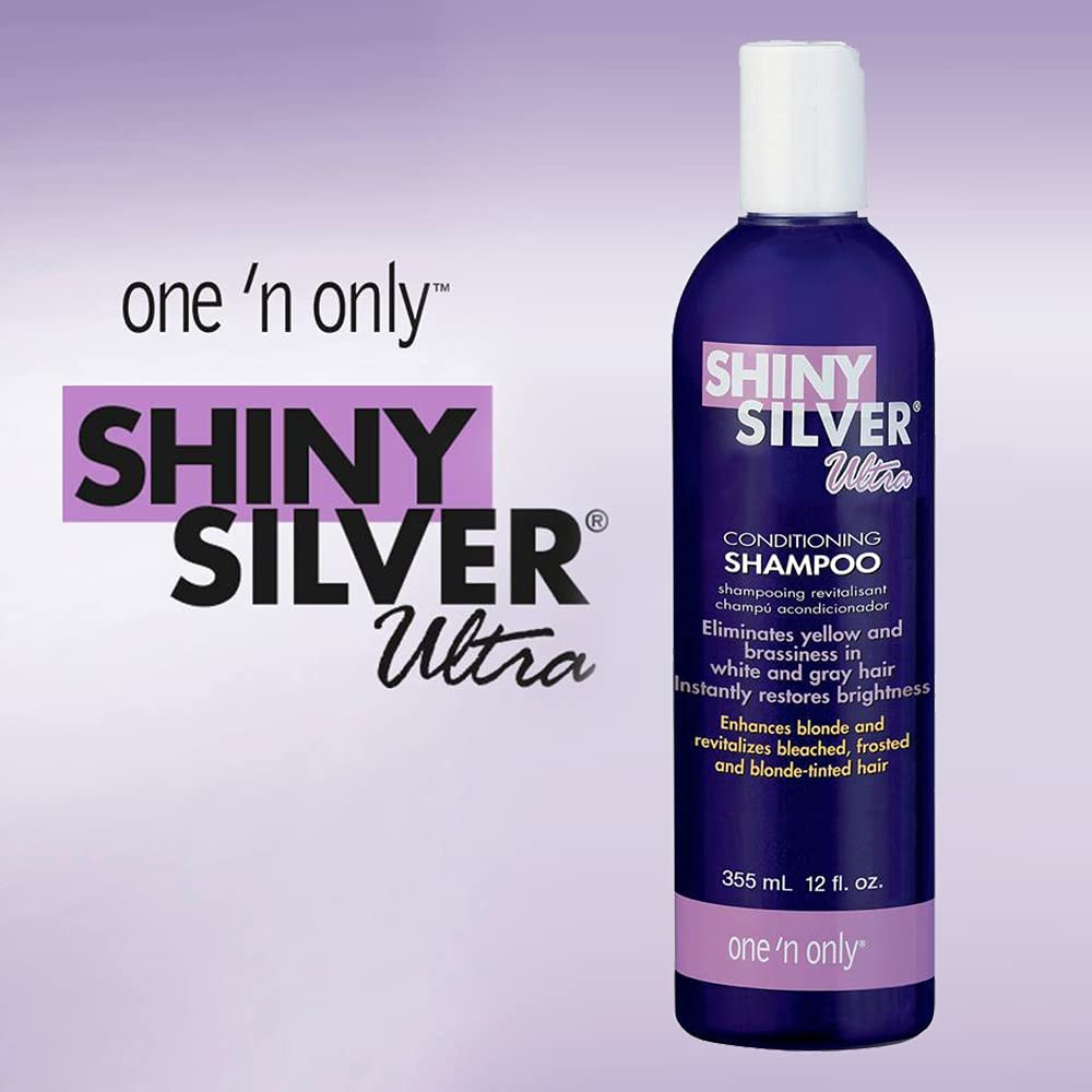 SHINY SILVER shampoo lather close-up demonstrating creamy texture and conditioning slip