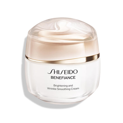 Shiseido jar front view showing elegant packaging and hydration benefit