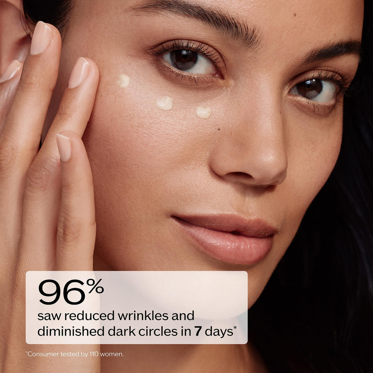 Shiseido Benefiance tube open with product dispensed, demonstrates easy controlled application
