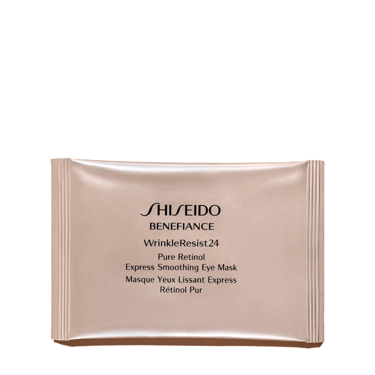 Shiseido Benefiance front packaging showing product box and claims for quick smoothing