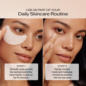 Shiseido Benefiance step-by-step application showing correct placement benefit