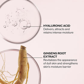 Shiseido cream being dispensed onto finger for easy morning application
