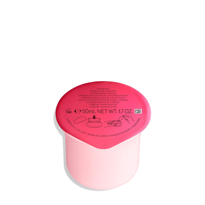 Shiseido front packaging showing refill benefits and clean design