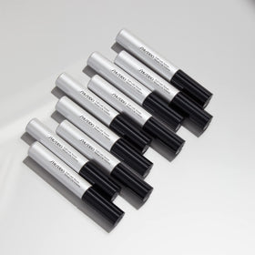 Shiseido full lash in use applying along lash line demonstrating precise, gentle application