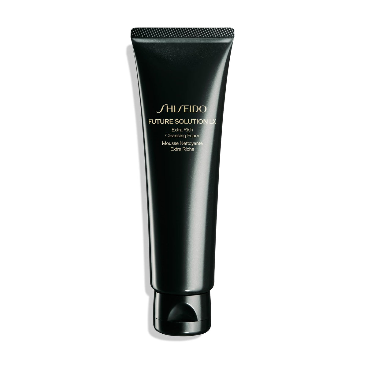 Shiseido front packaging showing elegant bottle and product name benefits