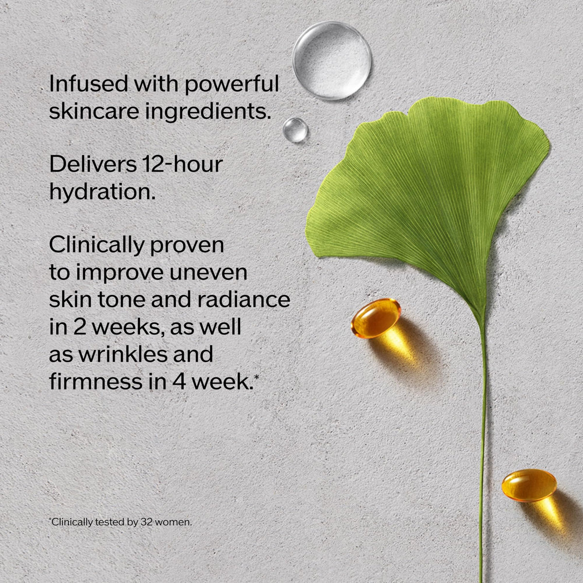 Shiseido ingredient display highlighting hyaluronic acid and protective extracts