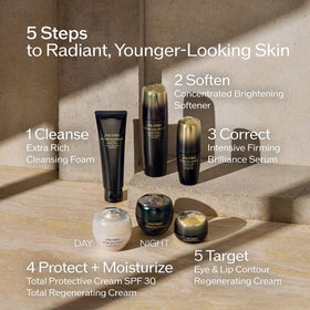 Shiseido cleansing foam beside bathroom sink showing routine preparation benefit