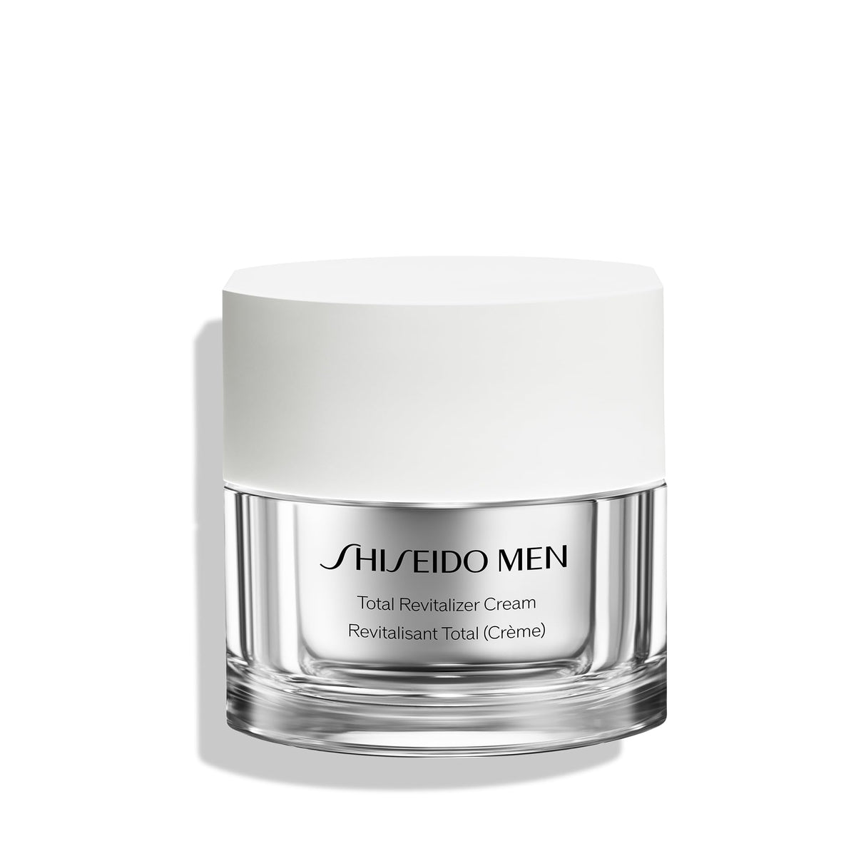 Shiseido front packaging showing the 50 mL jar and branding, promotes modern grooming