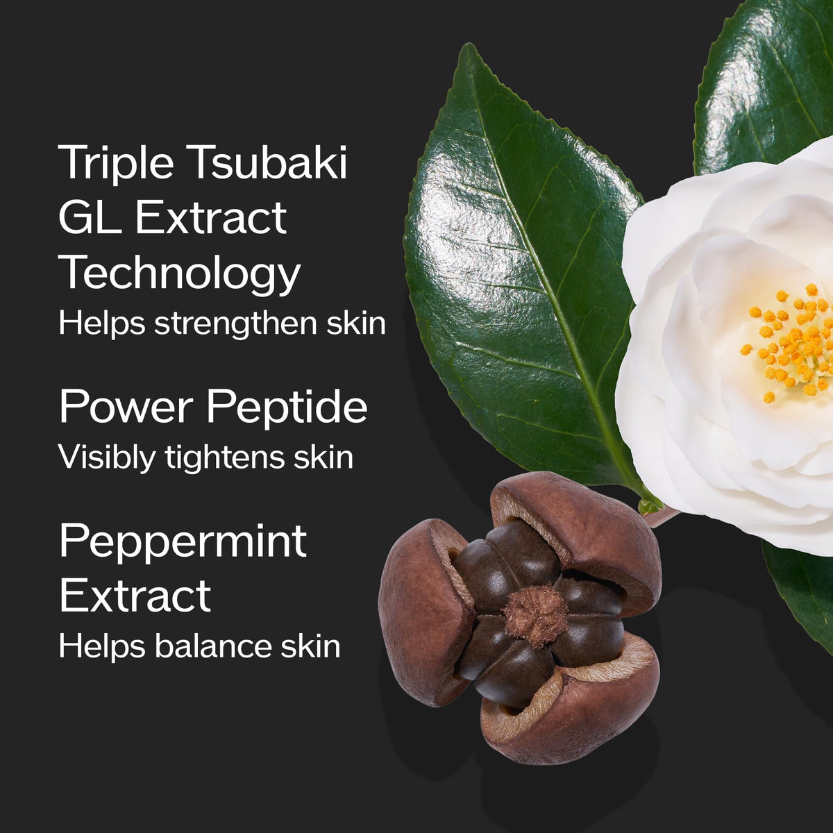 Shiseido serum texture on skin highlighting fast absorption benefit