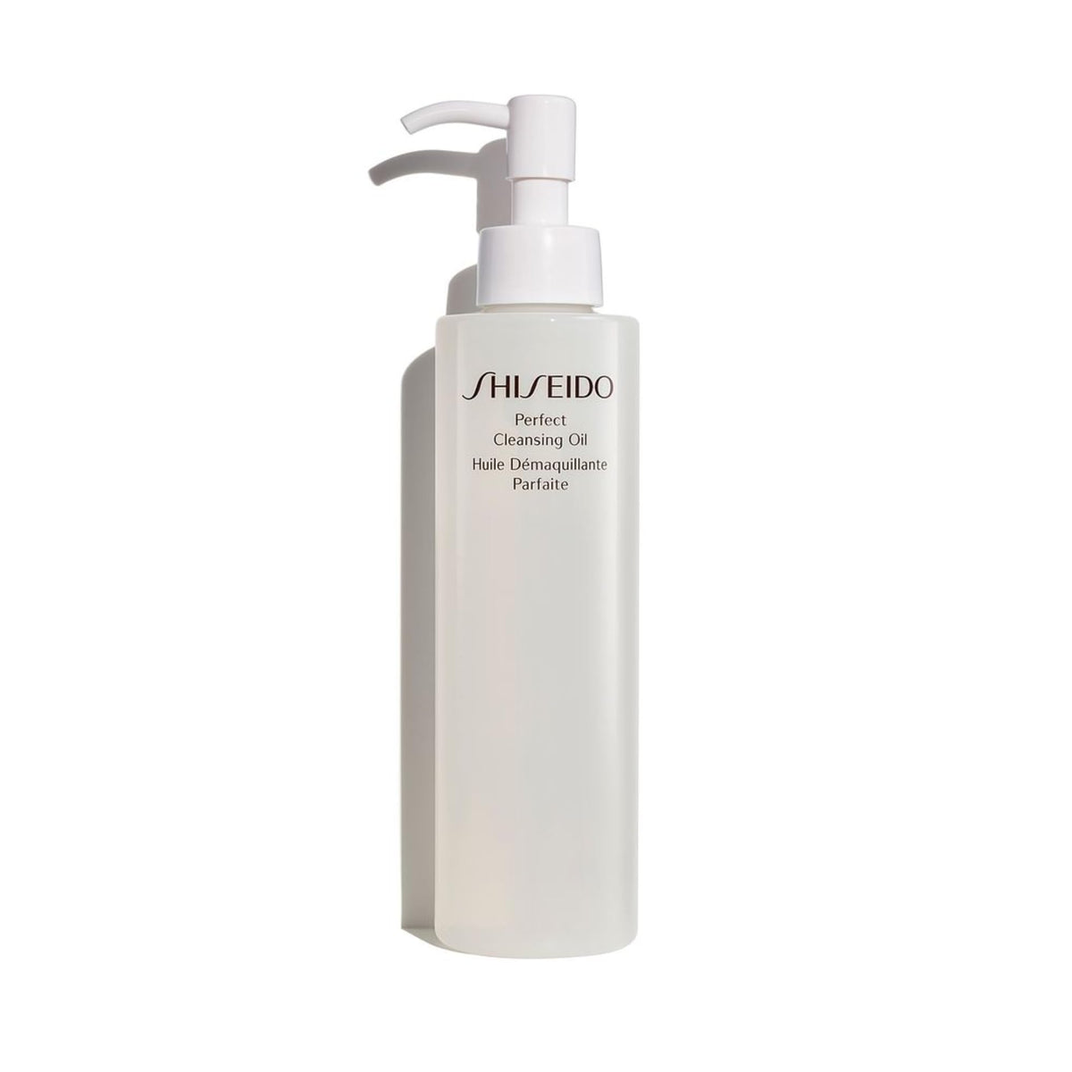 Shiseido front packaging showing bottle and brand, clear labeling and premium look for confidence