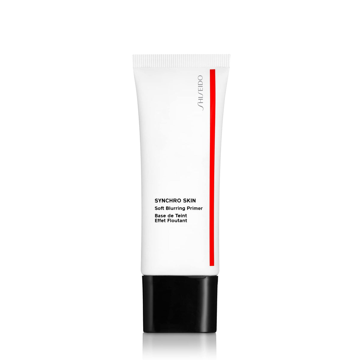 shiseido bottle front view showing product and branding, professional finish benefit