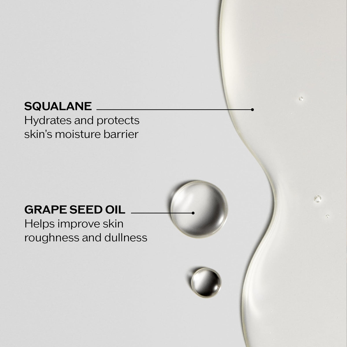Shiseido close-up of oil drop texture, lightweight formula visible for gentle dissolution