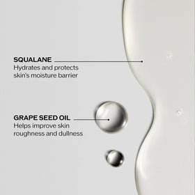 Shiseido close-up of oil drop texture, lightweight formula visible for gentle dissolution