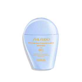Shiseido front packaging showing SPF 60+ protection and benefits