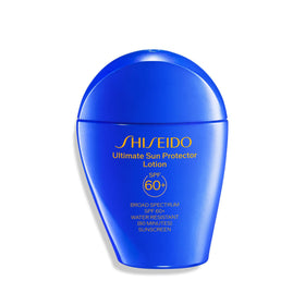 Shiseido front packaging showing SPF 60+ and compact travel benefit