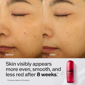 Shiseido Ultimune camellia ingredient visual showing botanicals that nourish