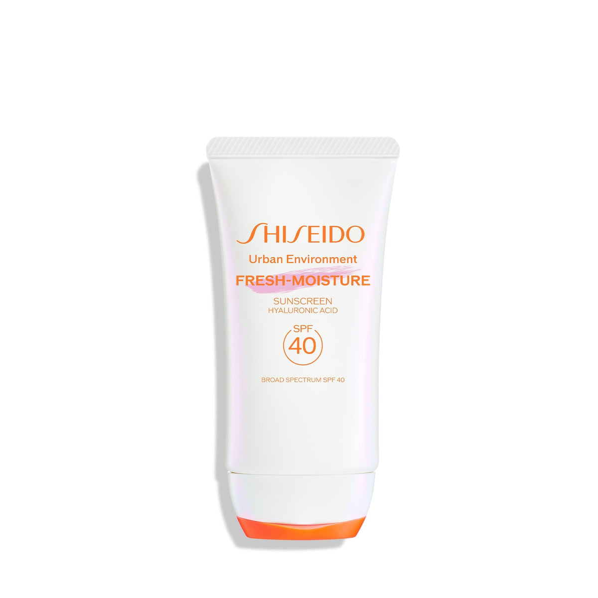 Shiseido front packaging showing SPF 40 and benefits