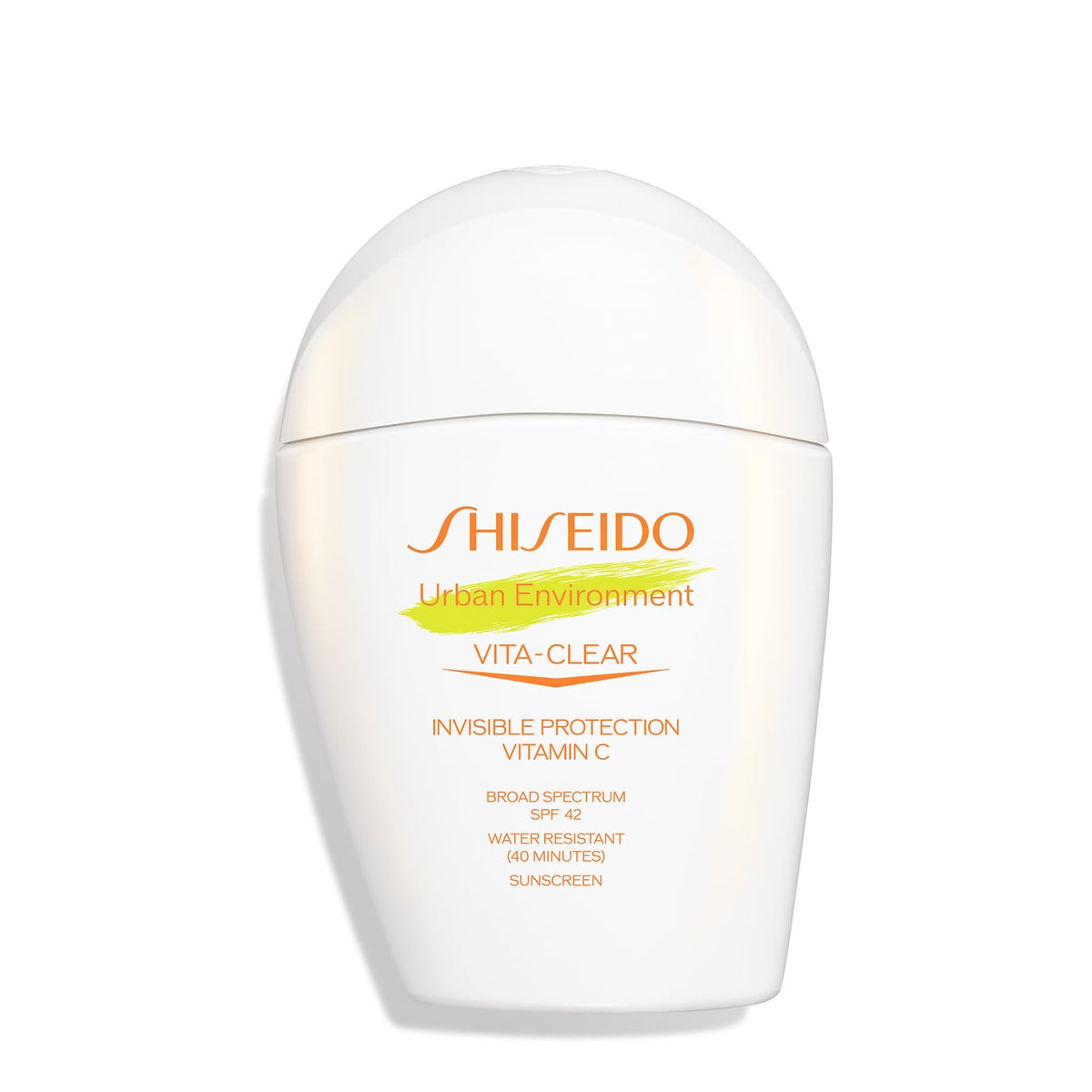 Shiseido front packaging showing SPF 42 and product name, clear protection benefit
