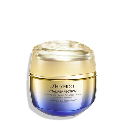 Shiseido jar front packaging showing premium design and anti-aging benefit