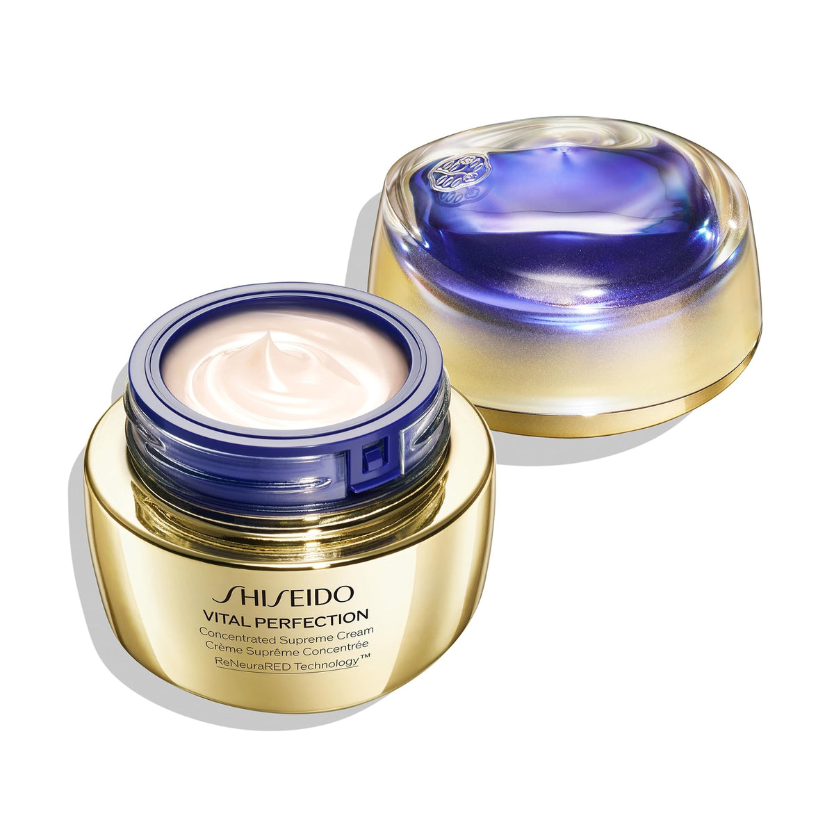 Label close-up with Burnet Extract mention demonstrating targeted sculpting technology