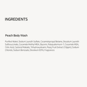 SHOWERMATE peach in bathroom lifestyle scene creating a relaxing, fragrant shower mood