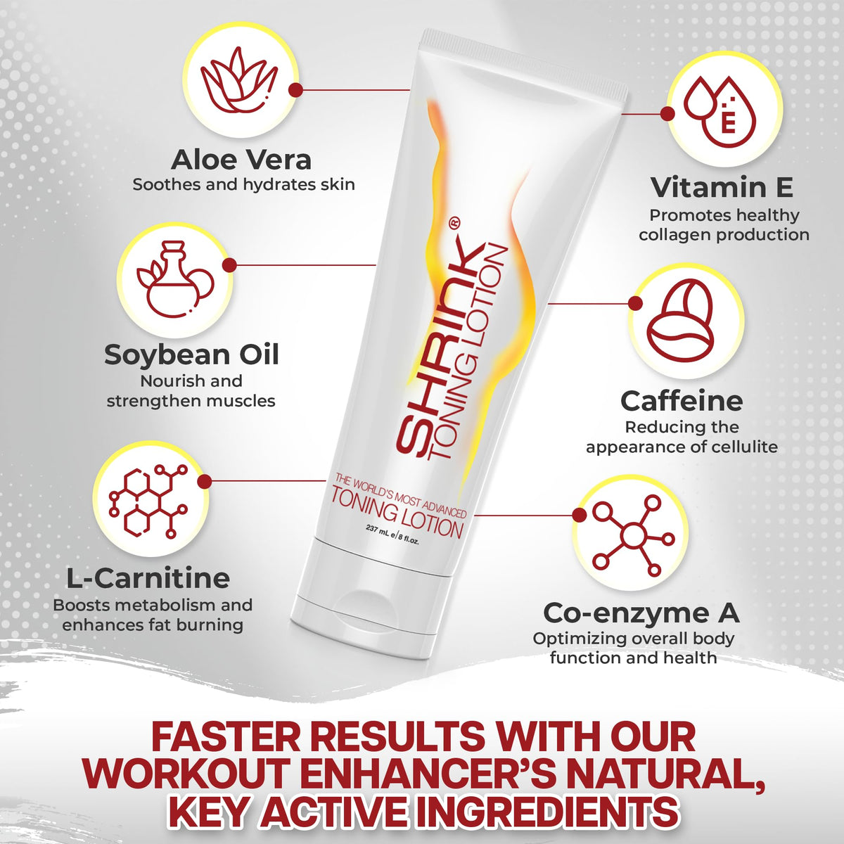 shrink texture close up gel showing lightweight, fast-absorbing formula for smooth skin