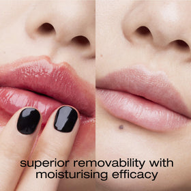 shu uemura applied onto hands during facial massage illustrating gentle cleansing benefit