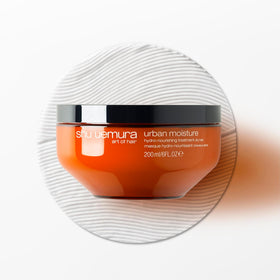 shu uemura art of hair application on towel-dried hair demonstrating detangling ease