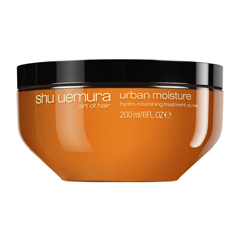 shu uemura art of hair front packaging showing jar and label with premium look