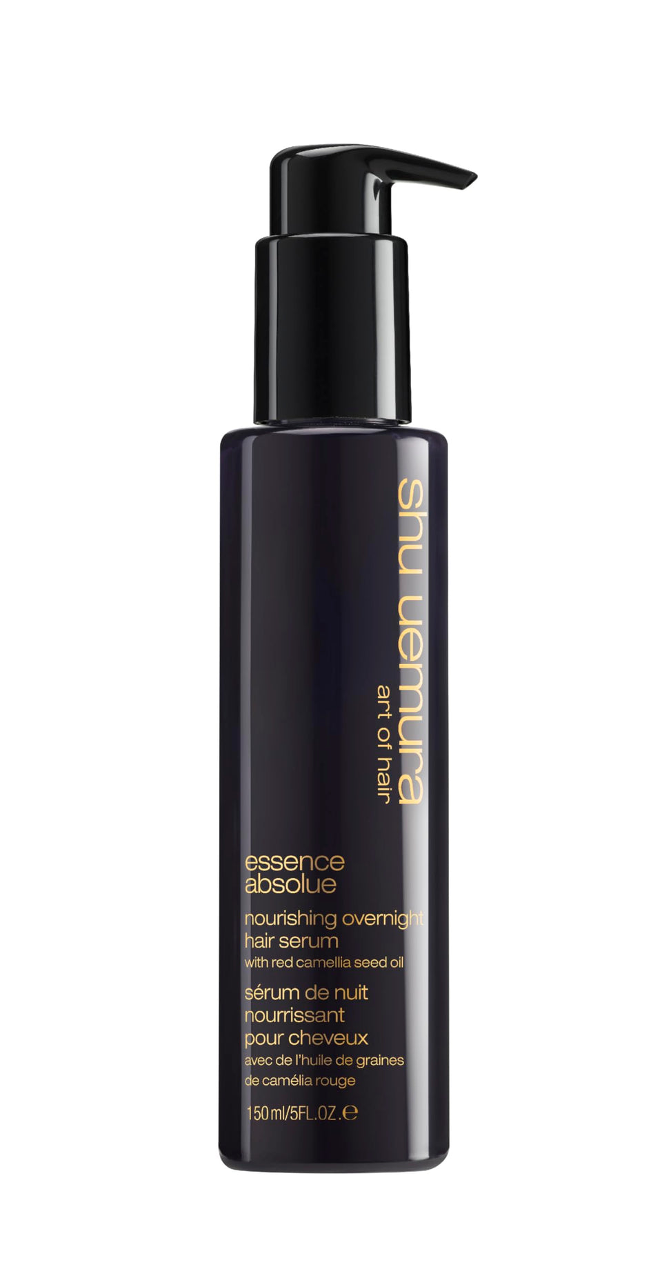 shu uemura art of hair front packaging showing product identity and premium look