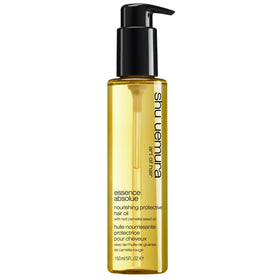 shu uemura art of hair front packaging showing elegant bottle and branding benefits