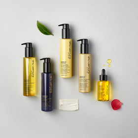 shu uemura art of hair being used during blow-dry to protect hair from heat