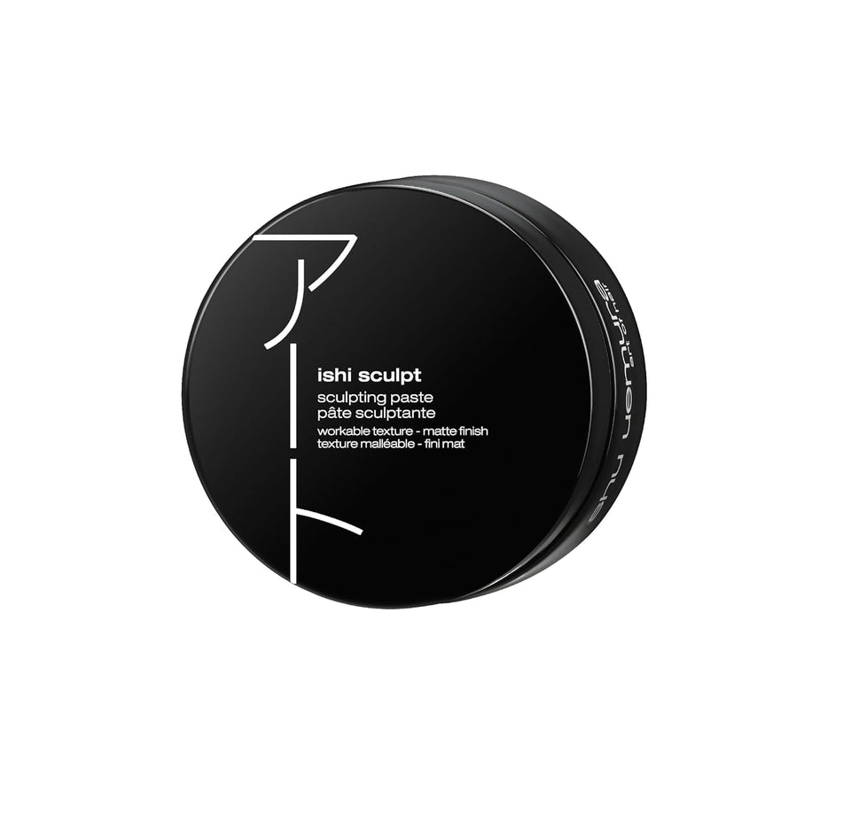 shu uemura front jar view showing compact 2.54 fl oz container and branding benefit travel-friendly