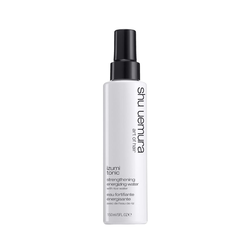 shu uemura art of hair bottle front packaging showing brand and product benefits