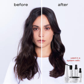 shu uemura art of hair spray action mist demonstrating even product distribution