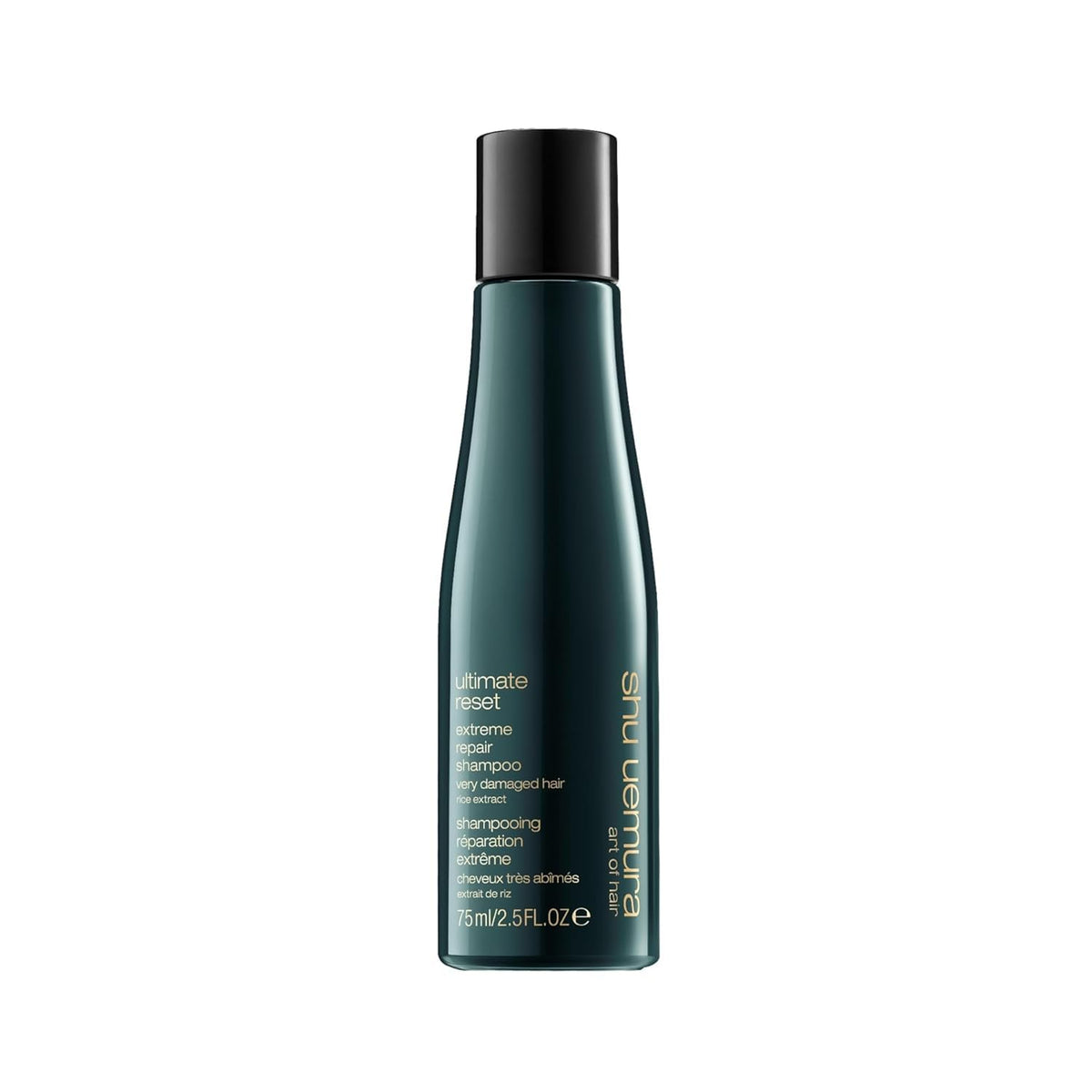 shu uemura art of hair front packaging showing product identity and repair benefit