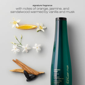 shu uemura in shower use demonstrating gentle cleansing and reduced breakage benefit