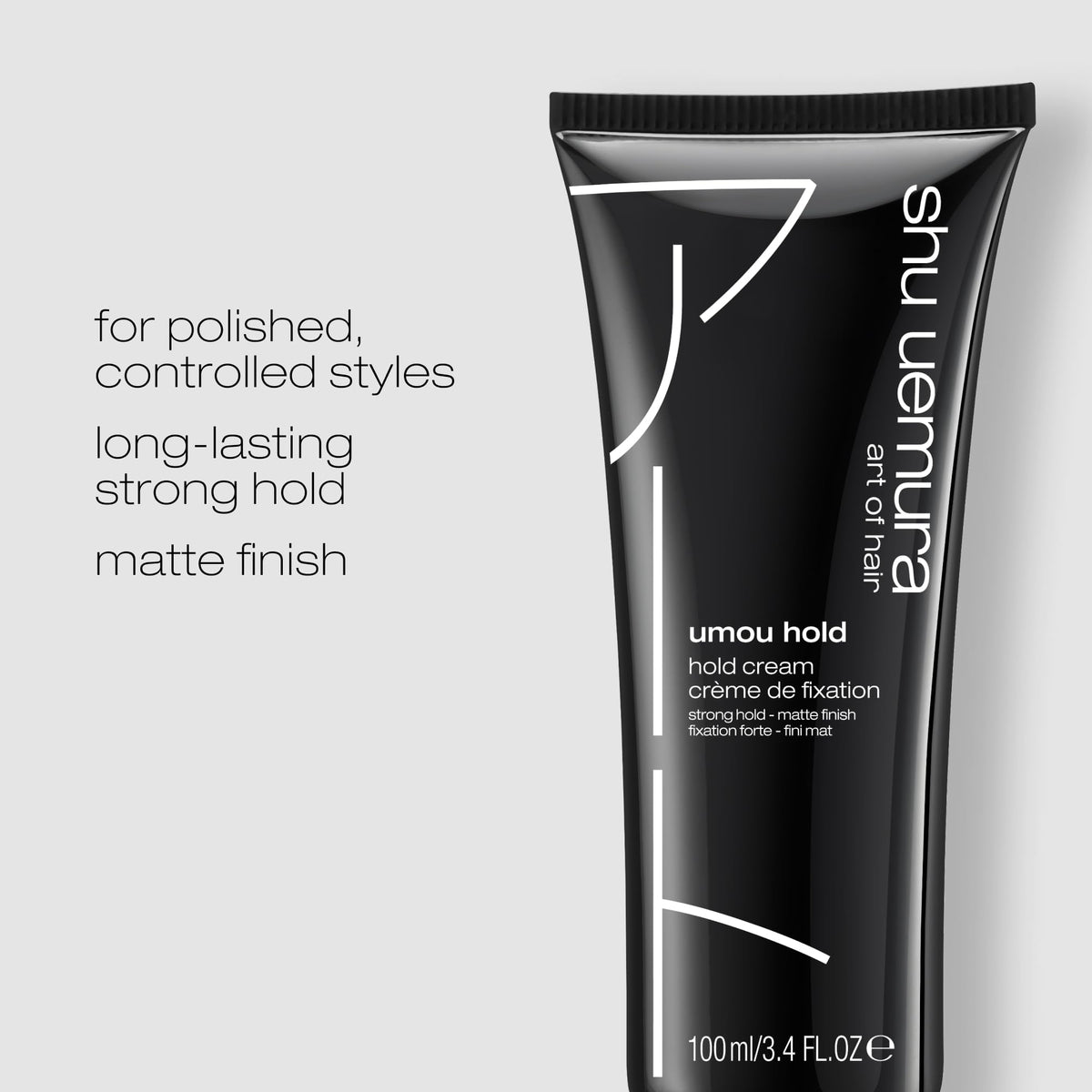 shu uemura art of hair cream texture close-up highlighting smooth spreadability benefit