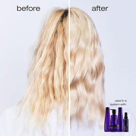 shu uemura art of hair purple shampoo lather showing creamy texture
