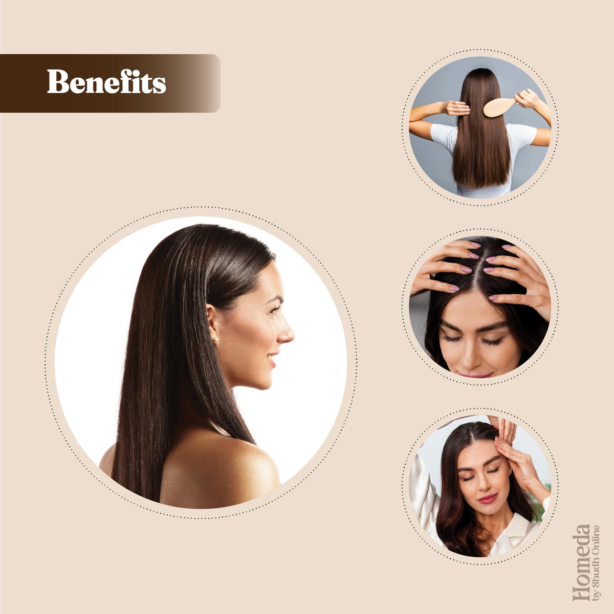 Shudh Online close-up powder texture highlighting amla and shikakai nourishment