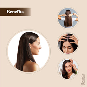 Shudh Online close-up powder texture highlighting amla and shikakai nourishment