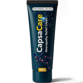 Shwfhi Capsacare front packaging shows product and benefit of targeted relief