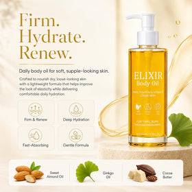 Shwfhi oil texture close-up highlighting lightweight absorbent finish