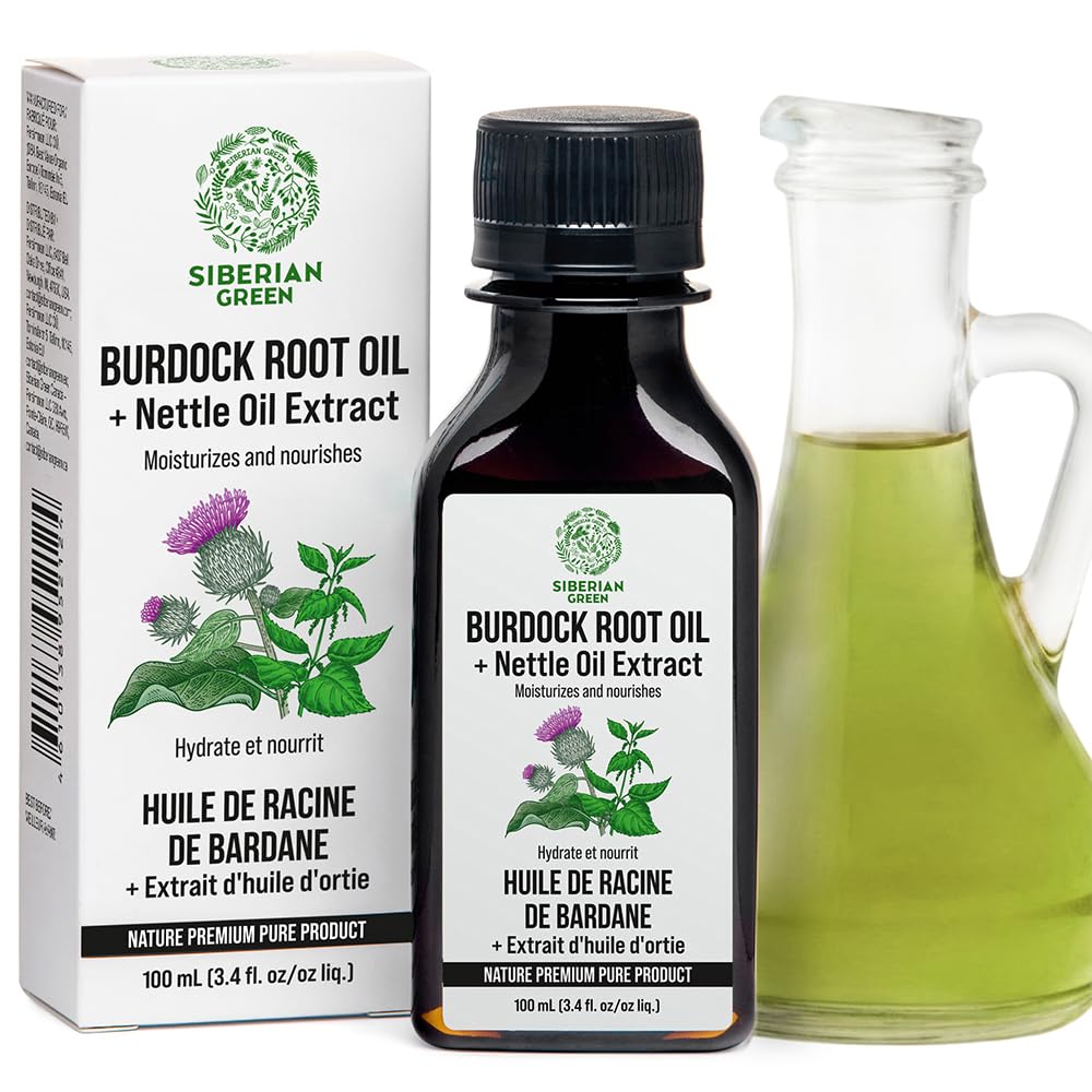 Siberian Green front packaging showing 100ml bottle and natural ingredients for clarity