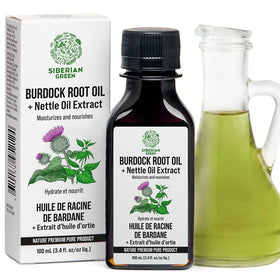 Siberian Green front packaging showing 100ml bottle and natural ingredients for clarity