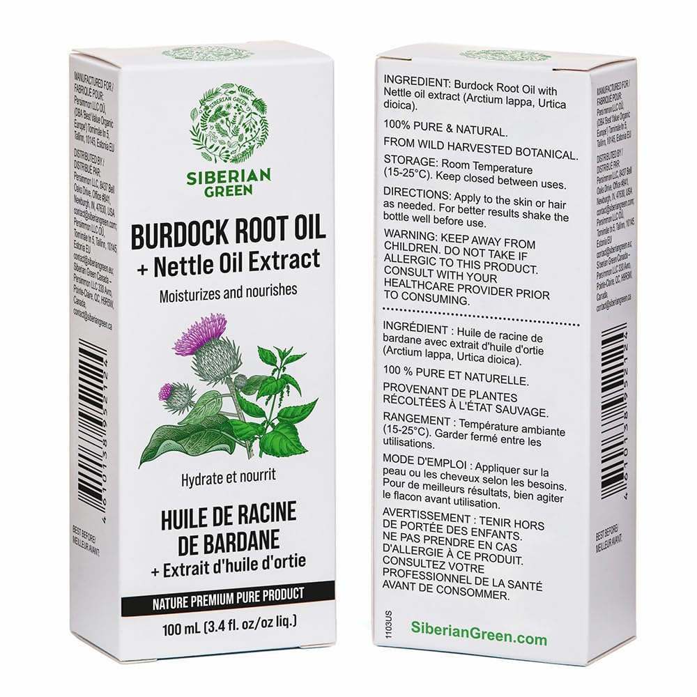 Siberian Green scalp massage with oil showing application for soothing benefits