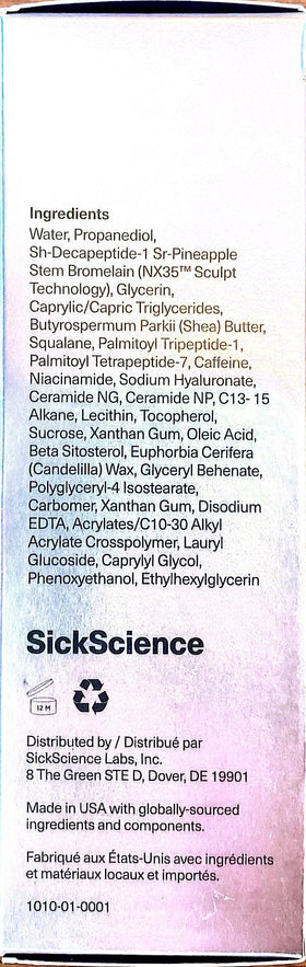 SickScience ShapeShift on a bathroom shelf in a lifestyle scene for daily routine use