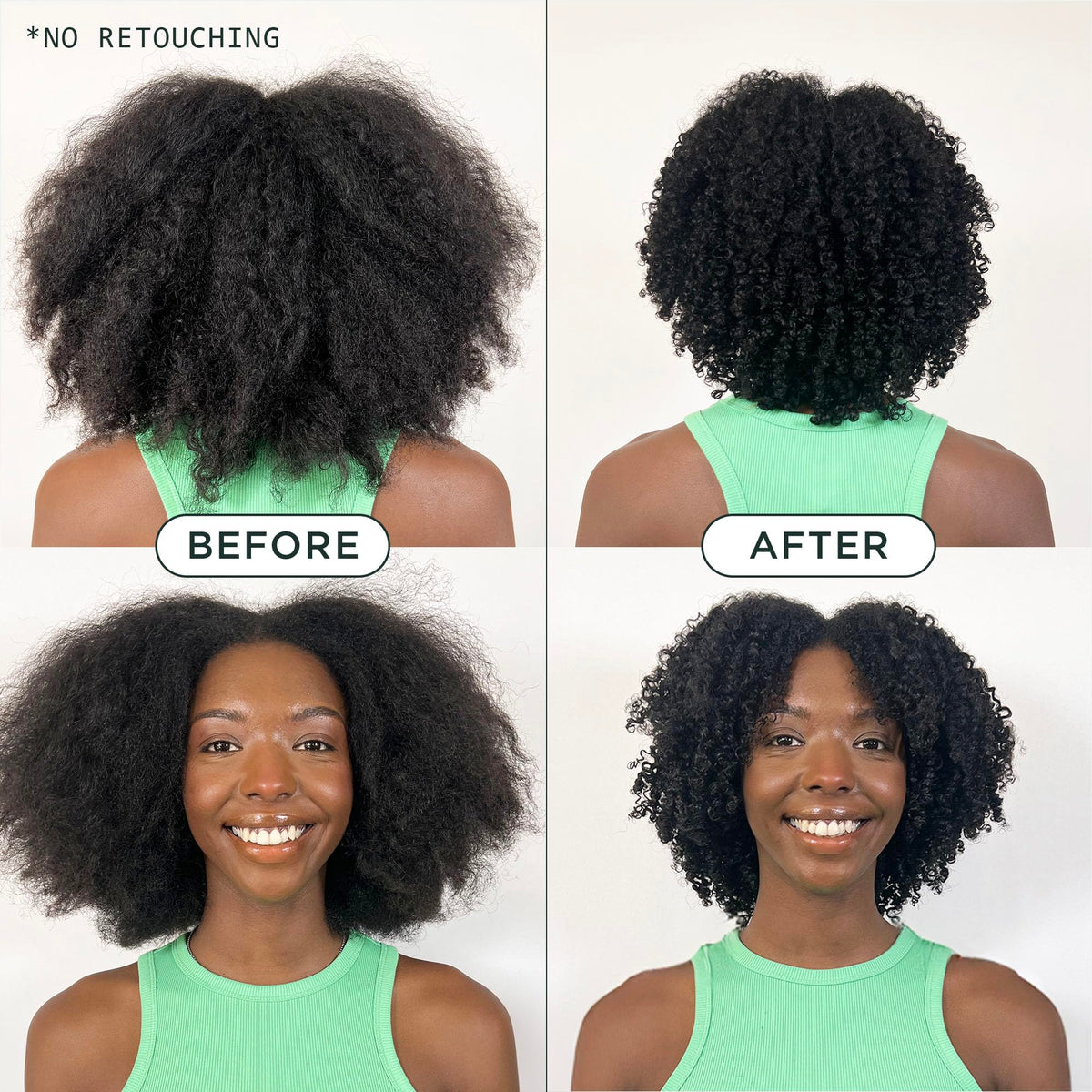 stream of Sienna Naturals HAPI shampoo pouring to show lightweight consistency