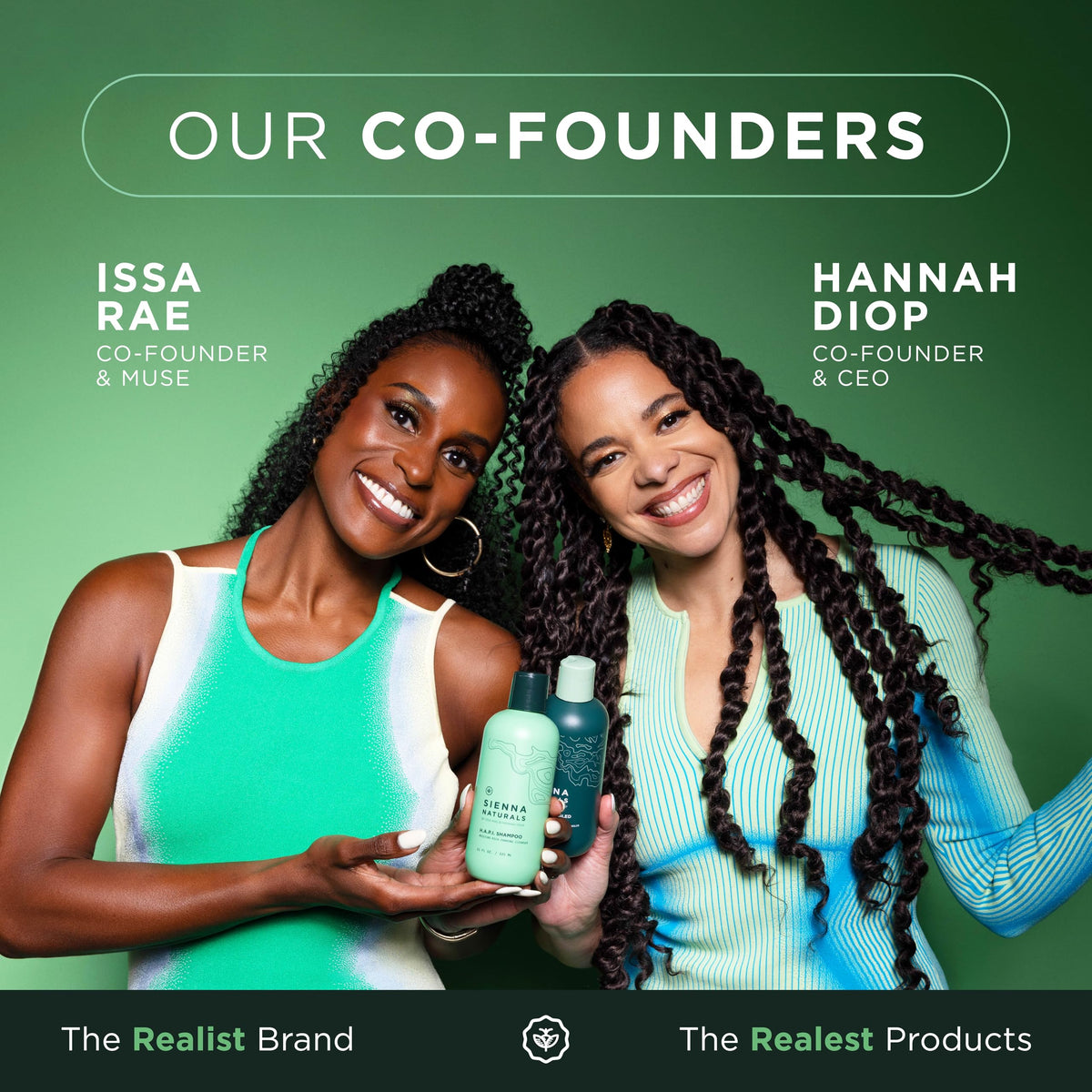 Sienna Naturals product label close-up showing clean vegan formulation